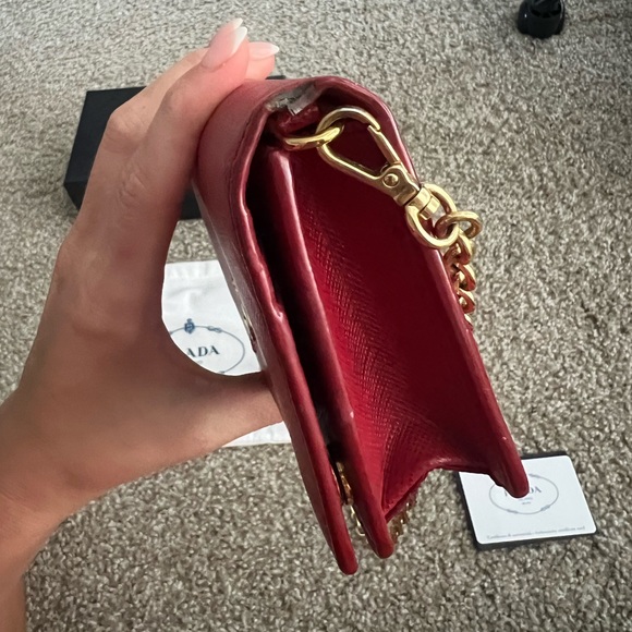 Authentic Red Prada Mini Bag - Picture 4 of 9